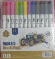 Keepsmiling Dual Tip 12 pcs Brush Pen Art Marker : Keep Smiling.