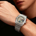 Men's 2025 New Square Watch Niche Light Luxury High-End Trendy Quartz Sports Watch. 