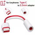 original oneplus 6T 7 Pro usb Type C To 3.5mm Earphone Jack Adapter Aux Audio For oneplus 6t7/7T Pro 8/8pro usb-c music converter cable. 