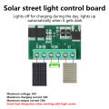 DC 6-45V Solar Street Light Control Circuit Board LED Fully Automatic Solar Light Driver Module for Courtyard Street Lamp DIY. 