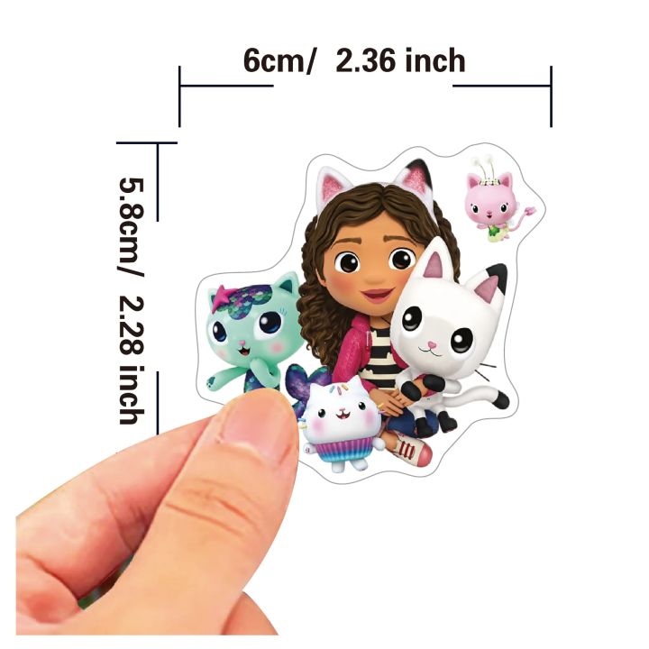 10pcs/30pcs/50pcs%20Gabby%20Dollhouse%20Cartoon%20DIY%20Party%20Decoration%20Stickers%20Birthday%20Party%20Supplies%20Kids%20Boys%20Girls%20%20-%20Image%206