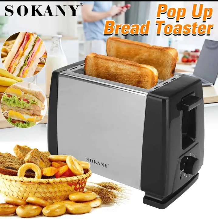 2 Slice Electric Pop Toaster