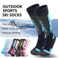 GTUBIKE Winter Adult Thermal Ski Socks Men Women Warm Outdoor Cycling Snowboarding Sports Thermosocks Camping Hiking Stockings. 