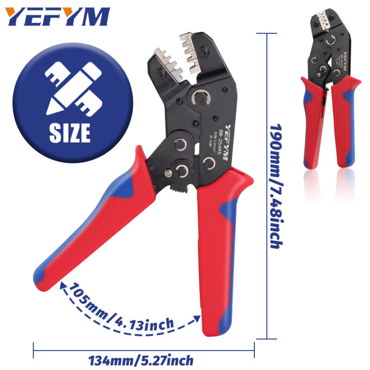 Crimping%20Tools%20For%20PH2.0/XH2.54/2.8/3.0/3.96/KF2510/JST%20Terminal%20SN-2549S%200.08-1.0mm%C2%B2/AWG28-18%20%20Wire%20Ratcheting%20Pliers%20YEFYM%20-%20Image%206