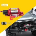 1/10 Scale RC Model Vehicle Crawler Car Accessory Metal Winch With Remote Controller RC Car Winch RC Crawler Winch RC Accessory. 