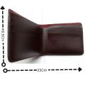 Genuine Cow Leather Summer Wallet for Men - Classic Stylish Long Pattern Design with Export Quality Finish.