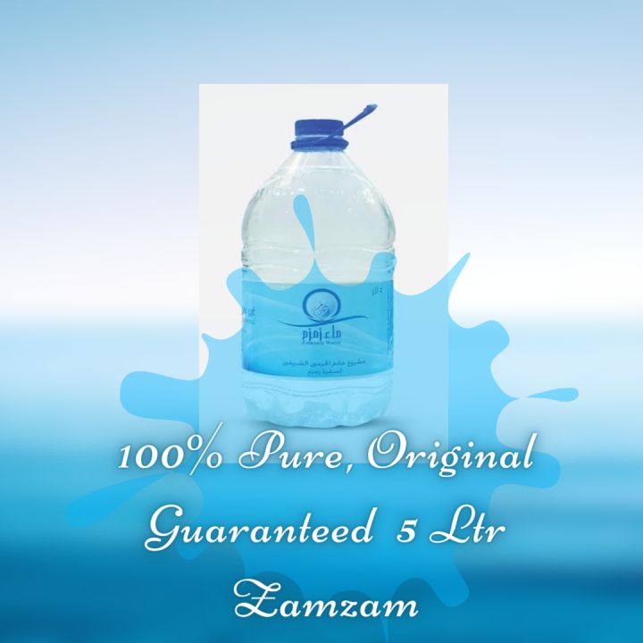 Zam Zam Water 5 Liter 100% Orignal Guaranteed