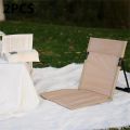 Foldable Camping Chair Outdoor Garden Park Single Lazy Chair Backrest Cushion Picnic Camping Folding Back Chair Beach Chairs. 