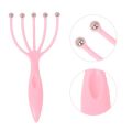 Head Massager Scalp Neck Comb Roller Five Finger Claws Steel Ball Hand Held Relax Octopus Head Massager. 