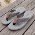 Men's Flip Flops Summer Beach Flip Flops Men's Fashionable Breathable Casual Men's Beach Slippers Summer Outdoor.
