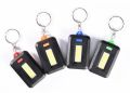 COB Mini Keychain Keyring Flashlight 3-Mode Waterproof Portable led Torch Light Lamp White Led Light. 
