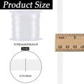 11 Yards Clear Elastic Strap Roll 8mm Wide Lightweight Transparent Invisible Stretchy Bra Strap Band for DIY Shoulder Bra Linger. 