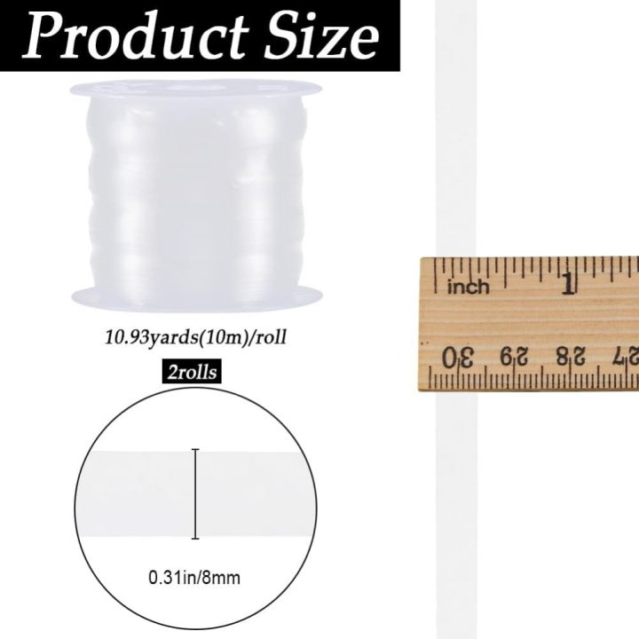 11%20Yards%20Clear%20Elastic%20Strap%20Roll%208mm%20Wide%20Lightweight%20Transparent%20Invisible%20Stretchy%20Bra%20Strap%20Band%20for%20DIY%20Shoulder%20Bra%20Linger%20-%20Image%202