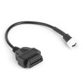 3 Pin to OBD2 Fault Code Scanner Motorcycle Diagnostic Cable Fit for Yamaha X MAX N MAX MT-125. 