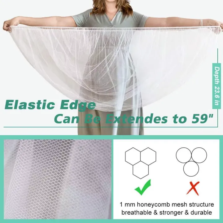 Portable%20Mini%20Crib%20Mosquito%20Net%20with%20Elastic%20Edge%20Fine%20Mesh%20Washable%20Bug%20Net%20Cover%20for%20Stroller%20And%20Bassinet%20-%20Image%203