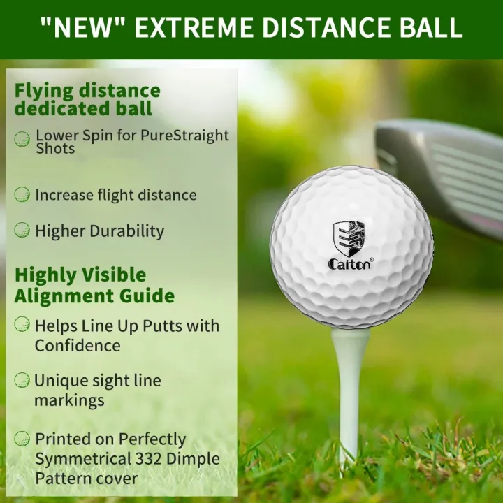 Caiton%203/6Pcs%20Extreme%20Distance%20Golf%20Balls%20Double%20Layer%20High-Energy%20Core%20Aerodynamic%20Stable%20Flight%20Soft%20Feel%20Practice%20Play%20Set%20-%20Image%207