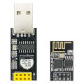 USB to ESP8266 WIFI module ESP-01  ESP-01S adapter board computer phone WIFI wireless communication microcontroller development. 
