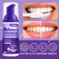 9D white Mousse Tootaste Teeth Removing Yellow Teeth Cleaning Tooth Stain Oral Fresh Tooth Care Product.