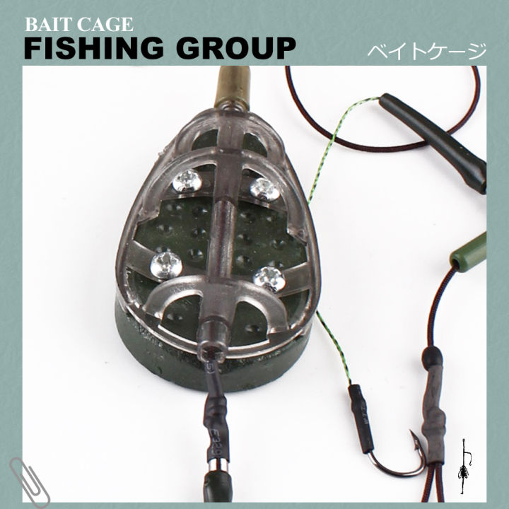 FISH%20KING%2030g-100g%20High%20Carbon%20Steel%20Metal%20Feeder%20Hook%20Carp%20Fishing%20Bait%20Cage%20Line%20Group%20Artificial%20Lure%20Accessories%20-%20Image%204