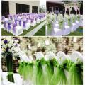 5/10M Organza Tulle Fabric Crystal Organza Roll, Sheer Shiny Fabric for Wedding Party Backdrop Decor  Wrapping DIY Crafts. 