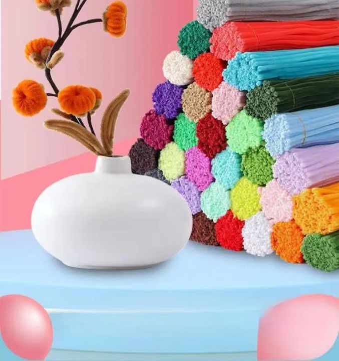100pcs%20Fuzzy%20Wire%20Pipe%20Cleaners%20Craft%20Chenille%20Stem%20Creative%20DIY%20Handmade%20Educational%20Toys%20Projects%20-%20Image%206