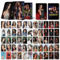 55Pcs/Set Kpop Idol KATSEYE New Album BEAUTIFULCHAOS Lomo Cards LARA DANIELA HD Printd Photocards Stickers MANON MEGAN Fans Gift. 