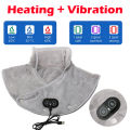 Electric Heating Shoulder Neck Pad Warm Back Brace Hot Compress Back Shawl Winter Massage Shawl Family Office Relaxation Tools.