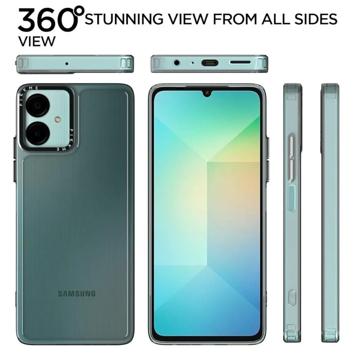 Samsung%20Galaxy%20A06%20%20Flexible%20Clear%20Transparent%20Soft%20TPU%20Back%20Case%20Cover%20-%20Image%203