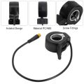 3 Pin Waterproof Connector 130X Thumb Throttle Accelerator For Bafang BBSHD 36V 48V Electric Bike Finger Control Throttle. 