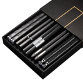 5Pairs High Quality Japanese Non-Slip Chopsticks Korean Home Hotel Restaurant Portable Healthy Food Stick For Sushi Chopsticks.