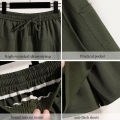 Summer Versatile High-Waisted Casual Shorts Skirt Women's Plus Size Shorts Korean-style Fashion Wide-Leg Oversized Half Pants. 