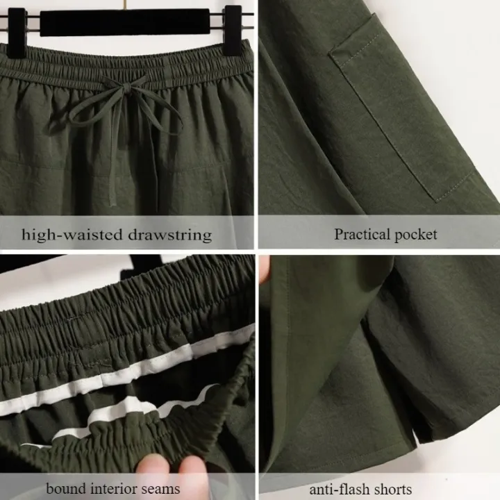 Summer%20Versatile%20High-Waisted%20Casual%20Shorts%20Skirt%20Women's%20Plus%20Size%20Shorts%20Korean-style%20Fashion%20Wide-Leg%20Oversized%C2%A0Half%20Pants%20-%20Image%206