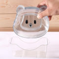 1 Pc Lovely Bear Food Storage Tray Dried Fruit Snack Plate Appetizer Serving Platter For Party Candy Pastry Nuts Dish.