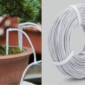 10-30m 1/8'' 1/4''  Panda PVC Hose 2-Layer Drip Irrigation Pipe Black Inside White Outside Garden Irrigation Pipe  Watering Hose. 