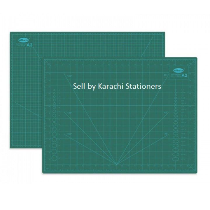 A2 size 18inch x 24inch Paper Cutting Mat Self Healing Printed Grid Design NonSlip Framing Surface Size A2