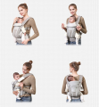 Egobaby Omni Breeze Baby Carrier All Carry Positions Breathable Mesh with Enhanced Lumbar Support & Airflow (7-45 Lb). 