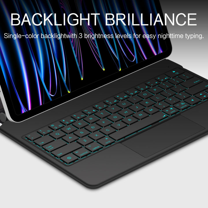 Smart%20PIN%20Plug&Play%20Magic%20Keyboard%20Case%20For%20iPad%20Pro%2011/12.9/13%20M4%20M3%20M2%20Air%204/5/6/7%2010.9%20Multi-touch%20Pogo%20Pin%20Reverse%20Charging%20-%20Image%207