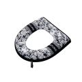 1Pcs Thickened Toilet Seat Zipper Toilet Cover Cartoon Universal Waterproof Toilet Cover Simple Universal Waterproof Seat Pad.