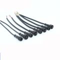 2Pin 3Pin 4Pin Male to Female Led Connector Waterproof IP67 Black Cable For LED Light Strips. 