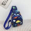 Children's Cute Dinosaur Shoulder Bags Baby Girls New Casual Boys Kids Chest Bag Coin Purse Nylon Handbags Small Messenger Bag.