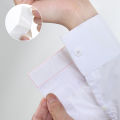 8-16M Hat Shirt Collar Anti-dirty Grime Protector Fixing Sticker Self-adhesive Disposable Tape Rolled Sweat-absorbent Tape. 