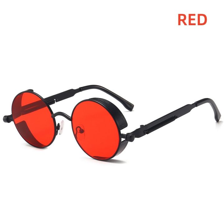 Steampunk%20Glasses%20New%20Fashion%20Round%20Sunglasses%20Europe%20And%20The%20United%20States%20Retro%20Glasses%20Trend%20Men%20and%20Women%20Models%20Sunglasses%20-%20Image%202