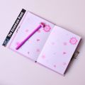 Kids Diary with Butterfly Pen and Lock Set B6-7x5 inch 48 Pages - Girls Planner with Creative Sketching Features. 