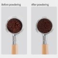 Espresso Coffee Stirring Tool, Coffee Powder Stirrer, Needle Distributor, Wood Handle, Barista Hand Distribution Tool. 