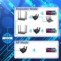 PIXLINK AC24 WiFi Extender 1200Mbps 2.4&5Ghz Dual Band Wireless Long Range Extender Quick Setup For Home Signal Booster. 