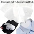 10-100 Pieces Collar Protector Sweat Pads Invisible Disposable Self-Adhesive Neck Liner Pads for Shirts for Stay Dry Collars. 