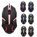 Wired Gaming Mouse LED Laptops PC Computers Optical Mice Computer Mouse- BLACK. 