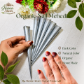Organic Home Made Nail Mehedi Cone - Natural Nail Tint - Homemade nokher Mehedi - Chemical Free Henna Cone - Nail Mehedi - 100% Organic.