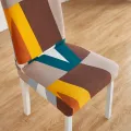 1PC Elastic Colored Chair Cover, Modern, Washable, Detachable, Dirt Resistant, Room Extendable. 
