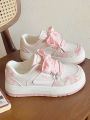 Girls Pink Gen Z Sneakers. 